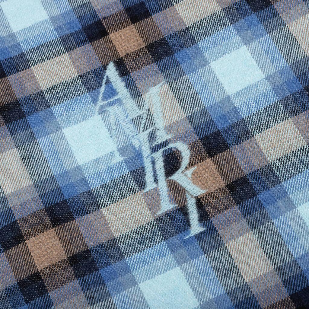 Staggered Plaid Flannel - Legion Blue Male Product Image