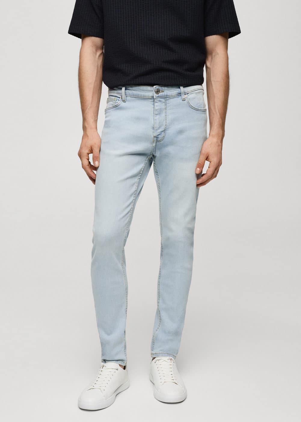 MANGO MAN - Jude skinny-fit jeans light blueMen Product Image
