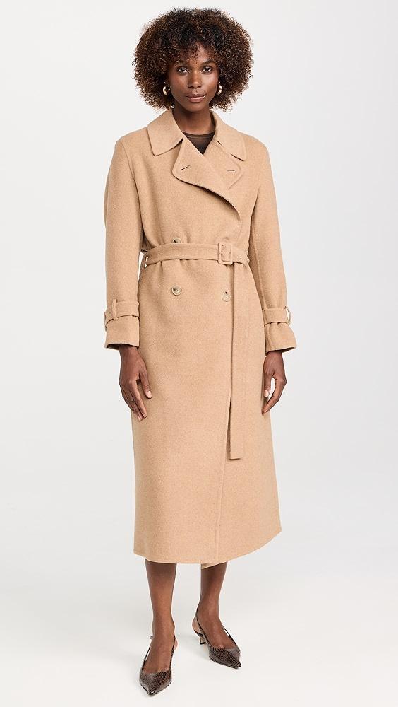 Vince Lofty Belted Long Coat | Shopbop Product Image