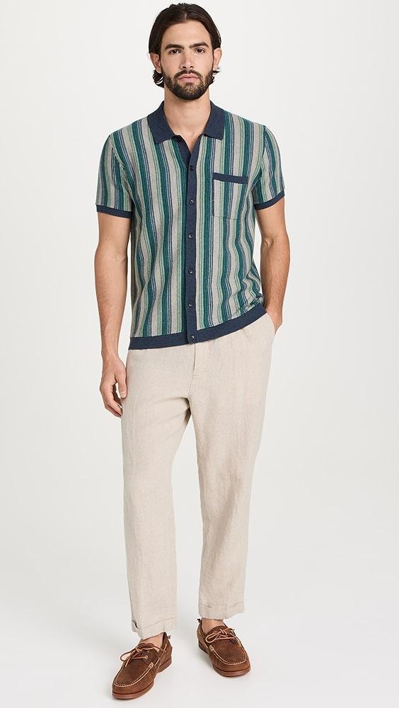 Marine Layer Wyatt Knit Button Down | Shopbop Product Image