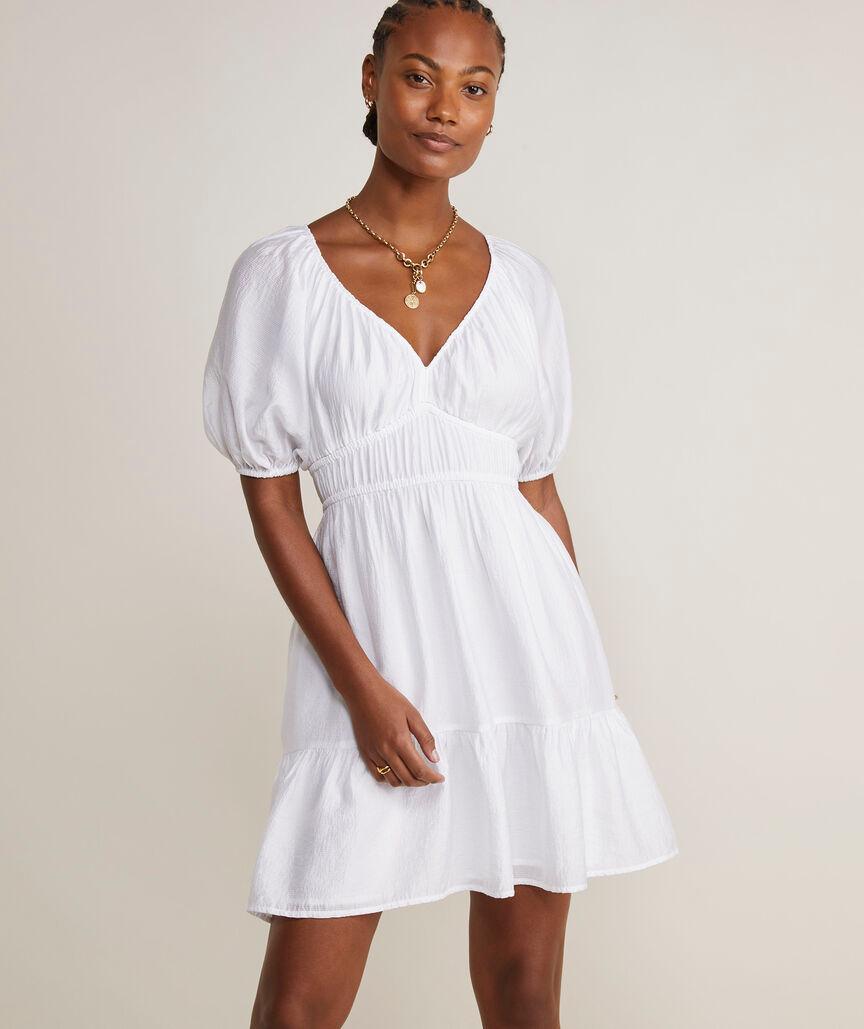 Marina Puff-Sleeve Mini Dress Product Image