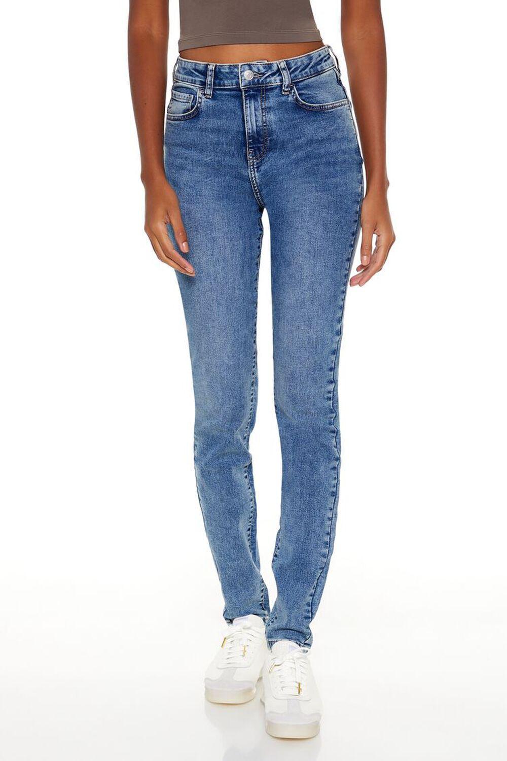 Mid-Rise Skinny Jeans | Forever 21 Product Image