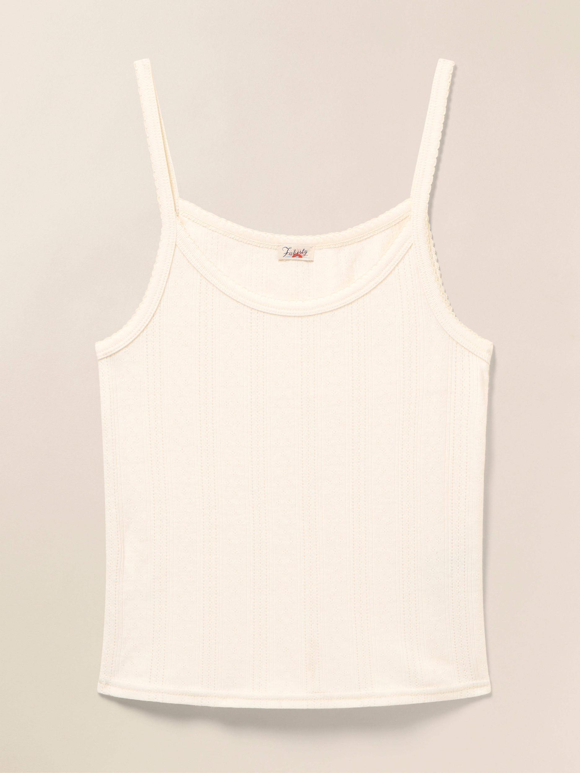 Pacific Pointelle Tank - Egret Female Product Image