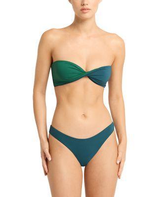 Ida Tie Back Bandeau Bikini Top Product Image