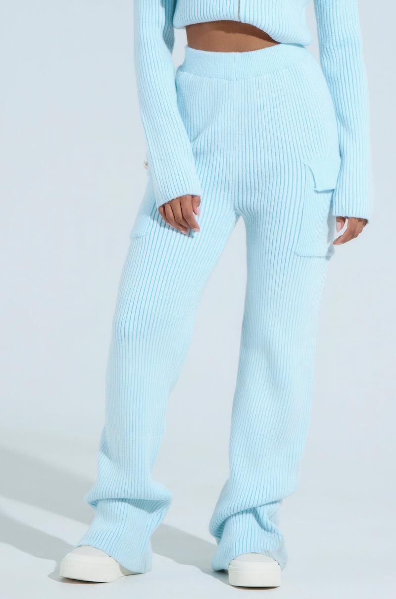 LUCY SWEATER KNIT CARGO PANT Product Image
