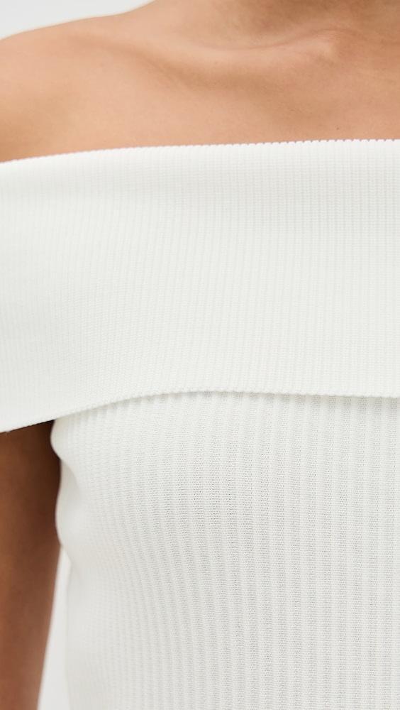 DL1961 Rib Off Shoulder Top | Shopbop Product Image
