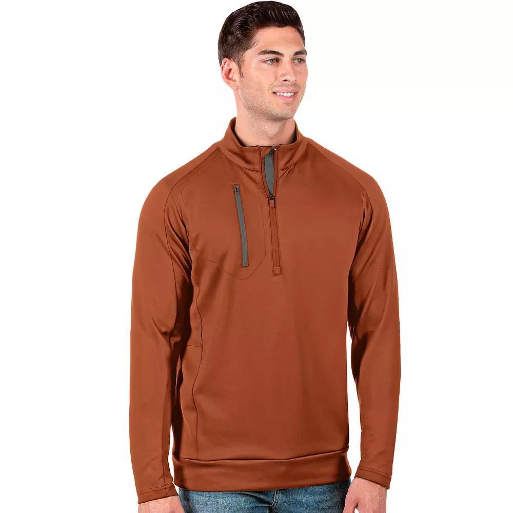 Mens Antigua Generation 1/2 Zip Pullover, Men's, Size: XL, Orange Product Image