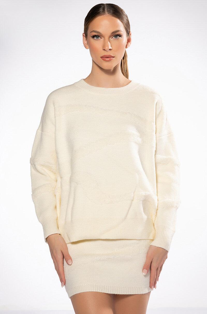 COMIN IN HOT KNIT MINI SKIRT Product Image