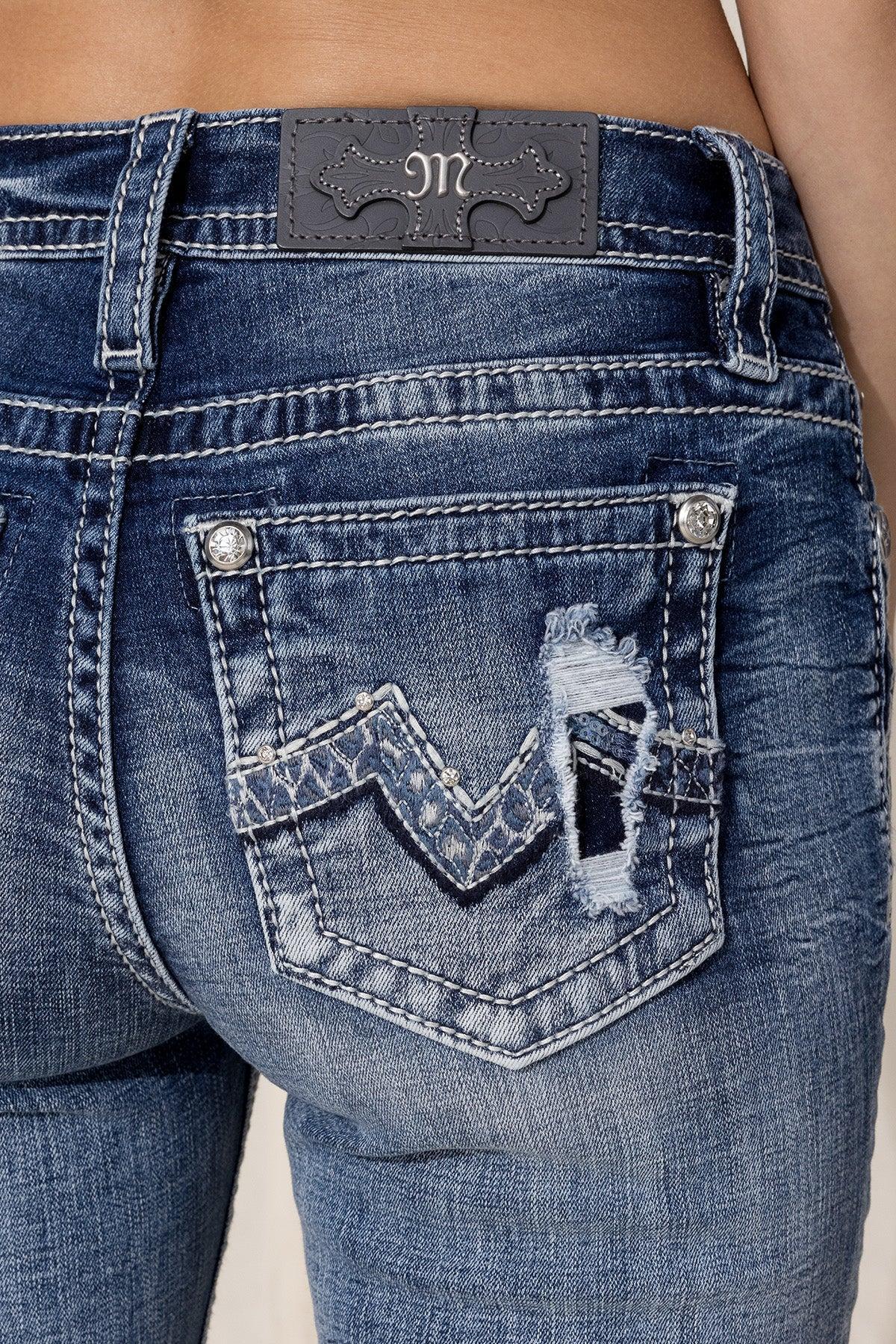 Modern Blowout Logo Skinny Jeans Product Image