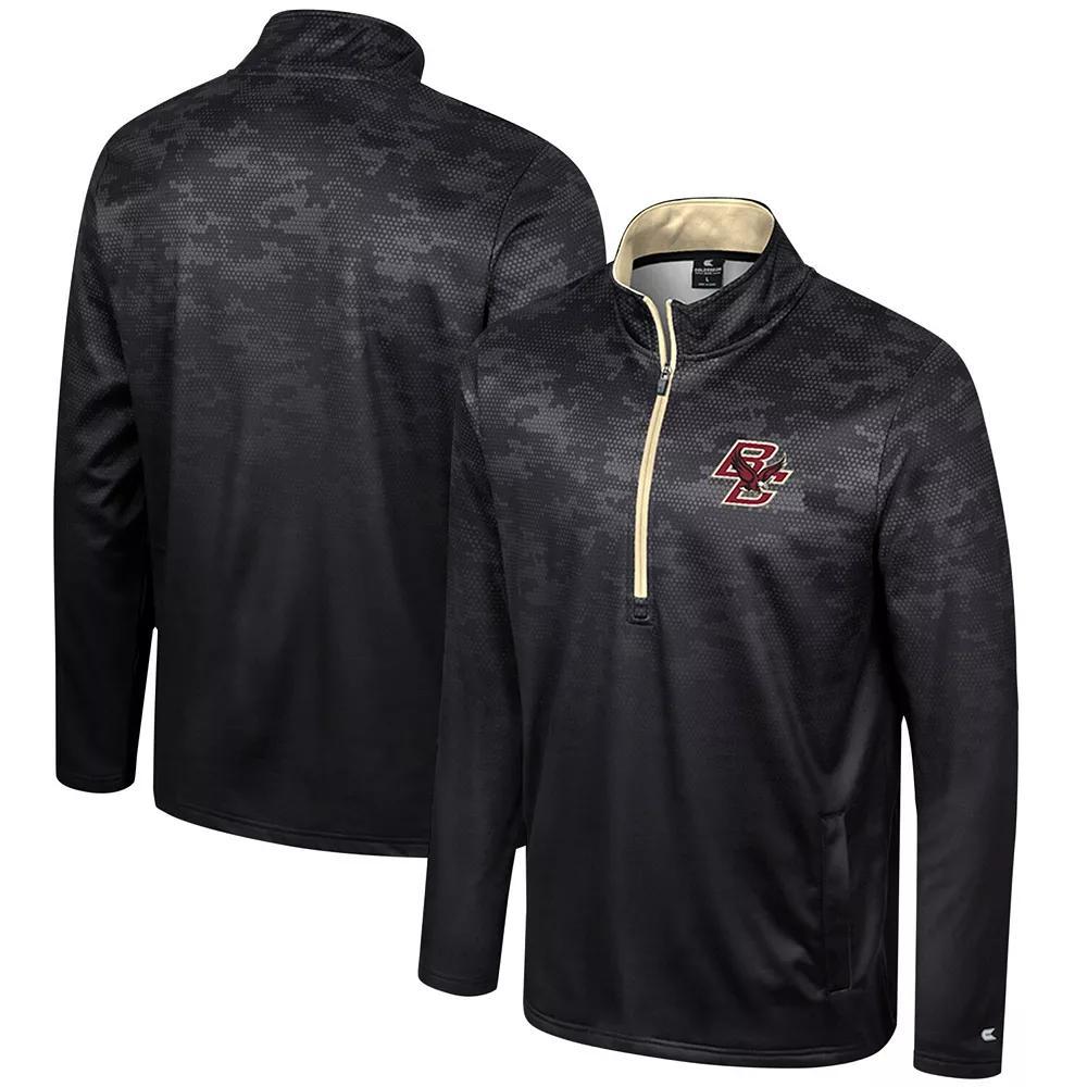 Men's Colosseum  Maroon Montana Grizzlies The Machine Half-Zip Jacket, Size: Large, Mon Red Product Image