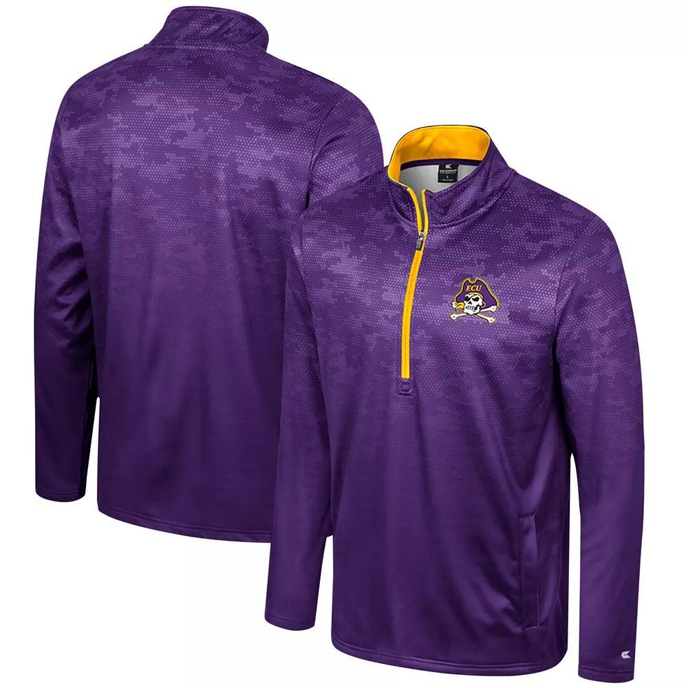 Men's Colosseum  Orange Oklahoma State Cowboys The Machine Half-Zip Jacket, Size: Medium Product Image