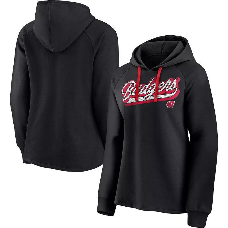 Women's Fanatics Branded Cardinal Arizona Cardinals First Contact Raglan Pullover Hoodie, Size: 2XL, Red Product Image