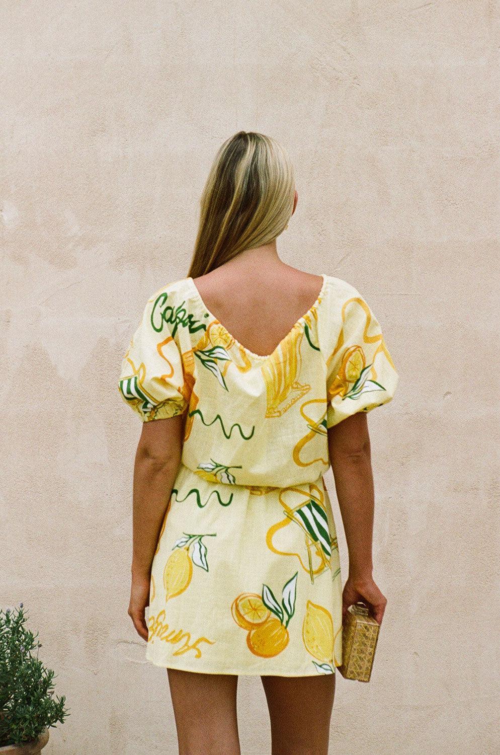 Milo Dress - Amalfi Citrus Product Image