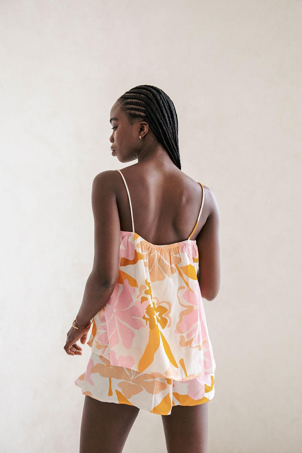 Jetta Top - Hibiscus Product Image