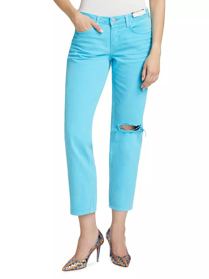 Nevia Low-Rise Slouch Straight Jeans Product Image