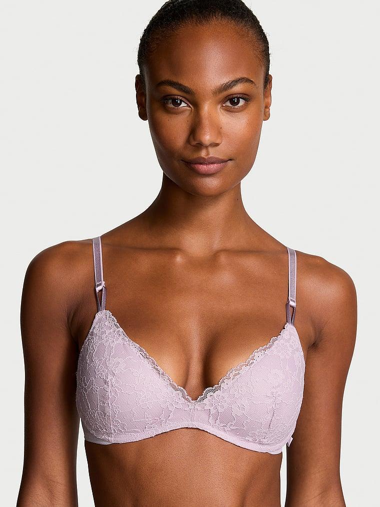 Sexy Tee Posey Lace Wireless Push-Up Bra Product Image