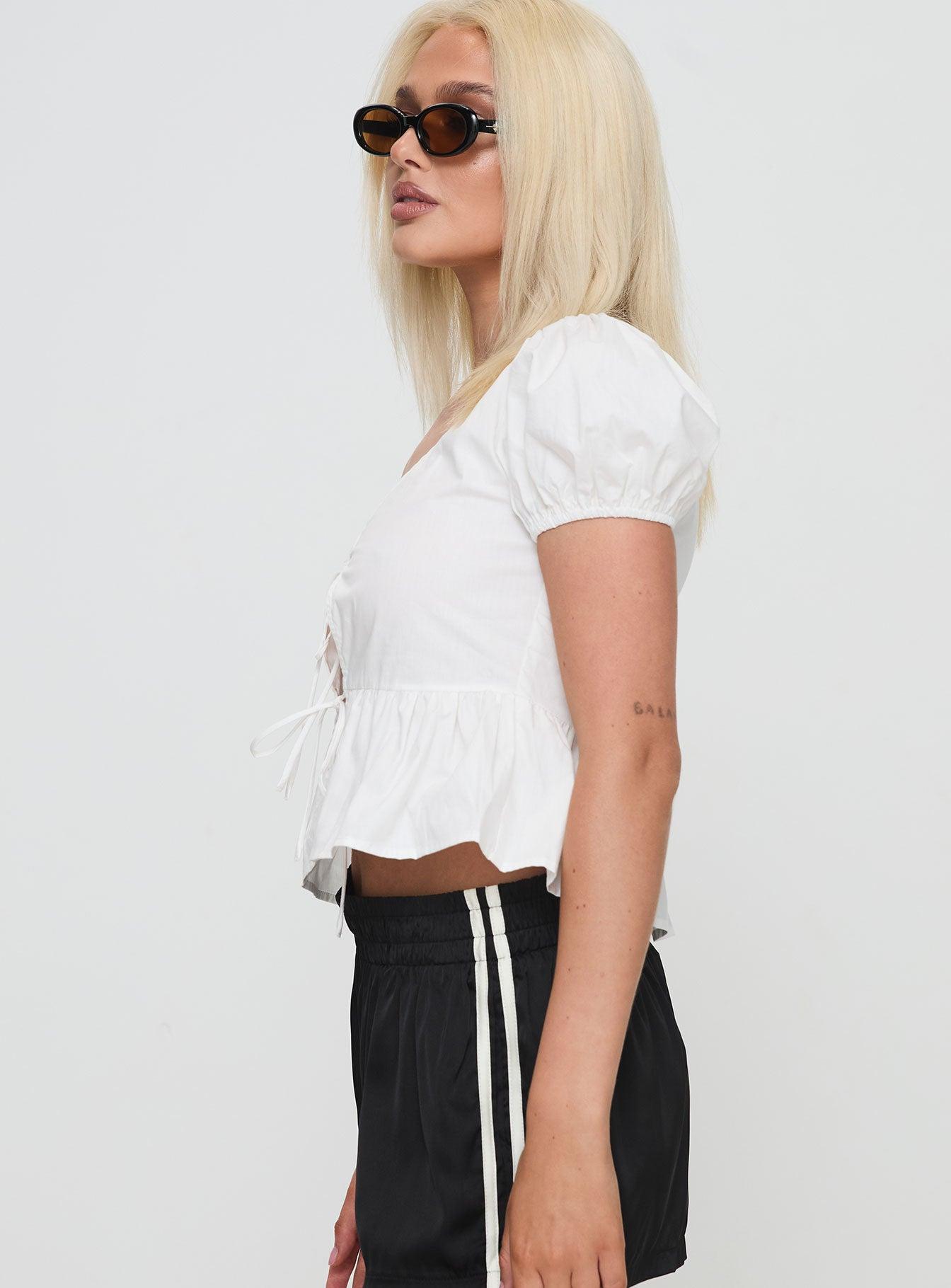 Ive Got Sunshine Top White Product Image