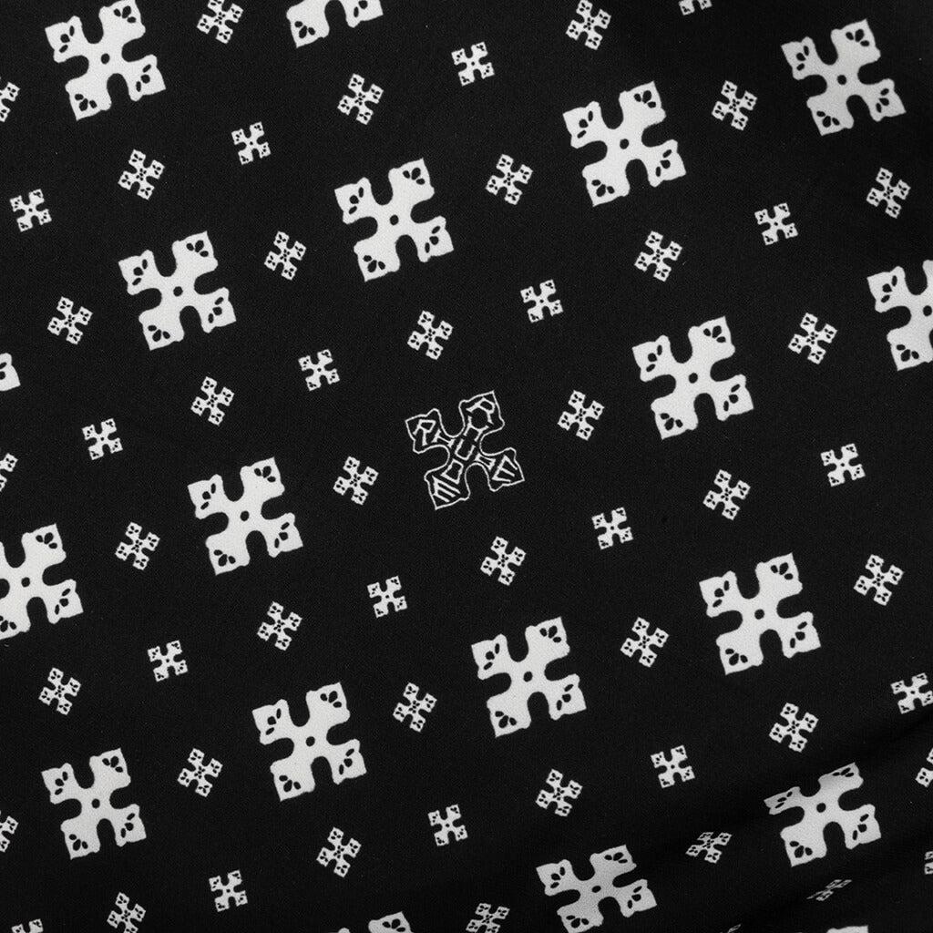 Cross Bandana Swim Short - Black/White Male Product Image