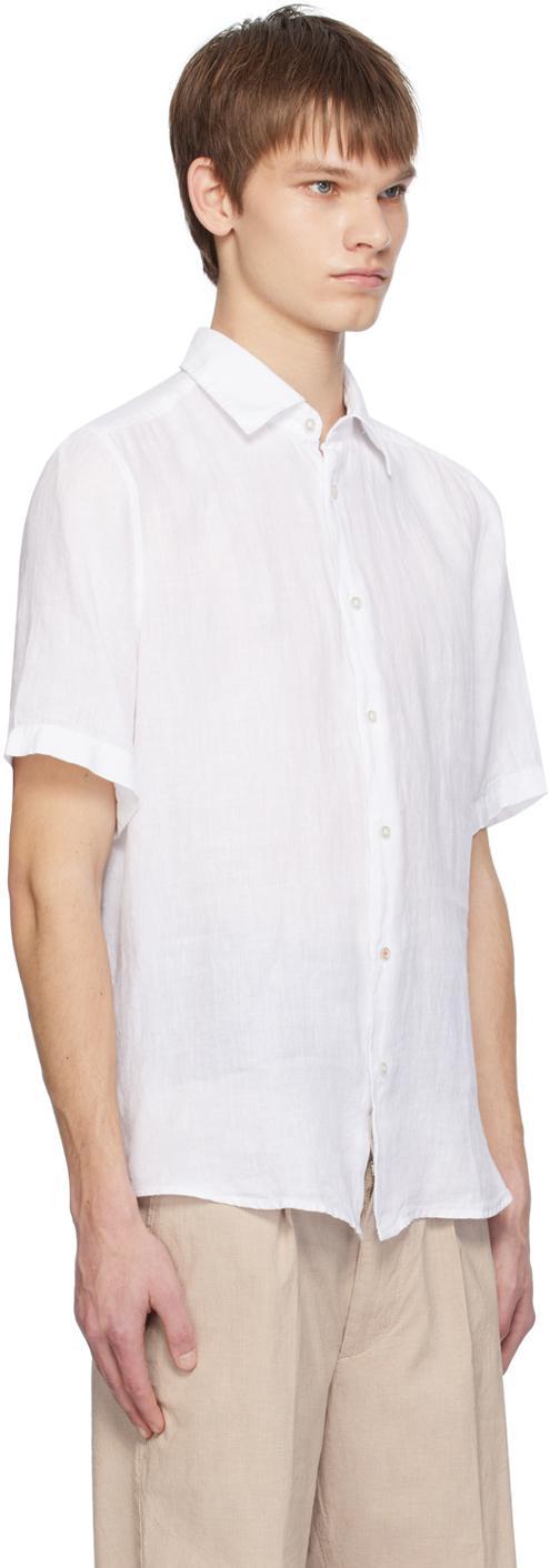 HUGO BOSS White Regular-fit Shirt In 100-white Product Image