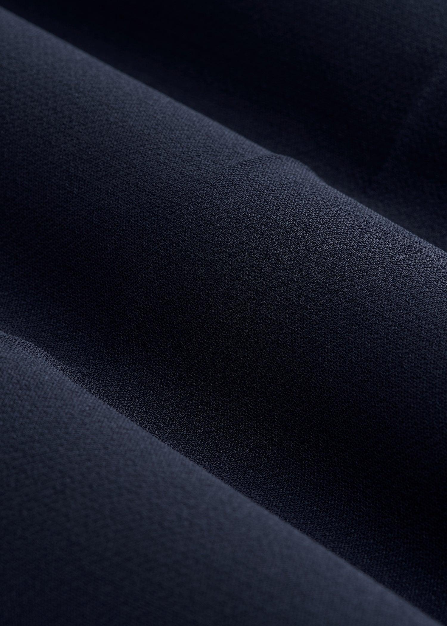 Pleated WIDE Leg Dress Pants for Tall Women in Navy Product Image
