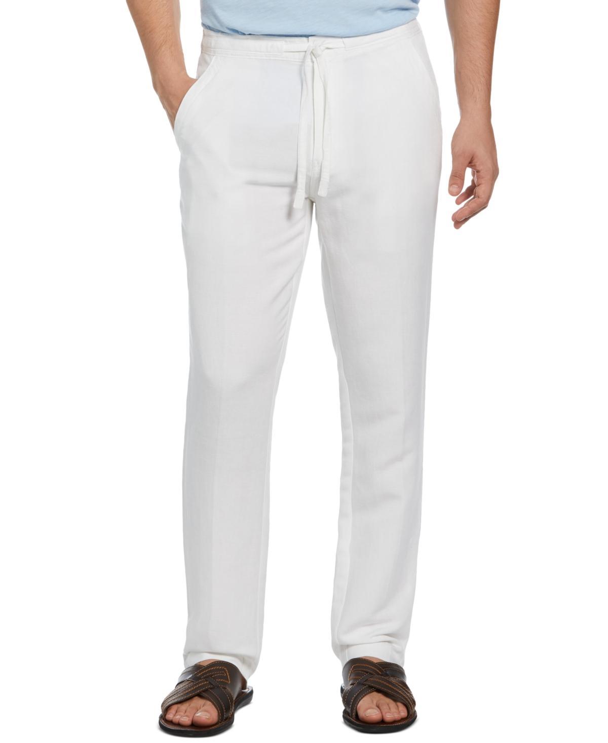 Men's Cubavera Linen Blend Drawstring Pants, Size: XXLARGE 32, Silver Product Image