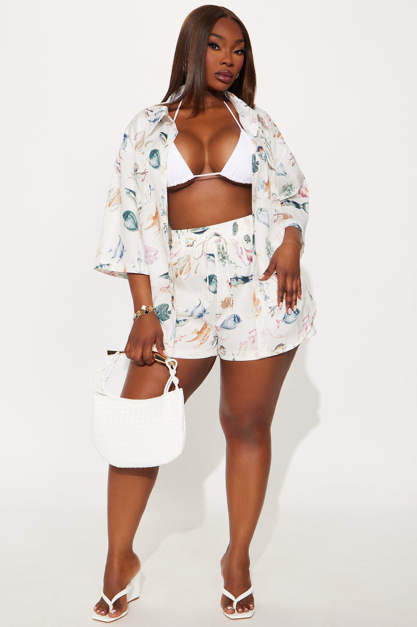 Under The Sea Short Set - White/combo Product Image