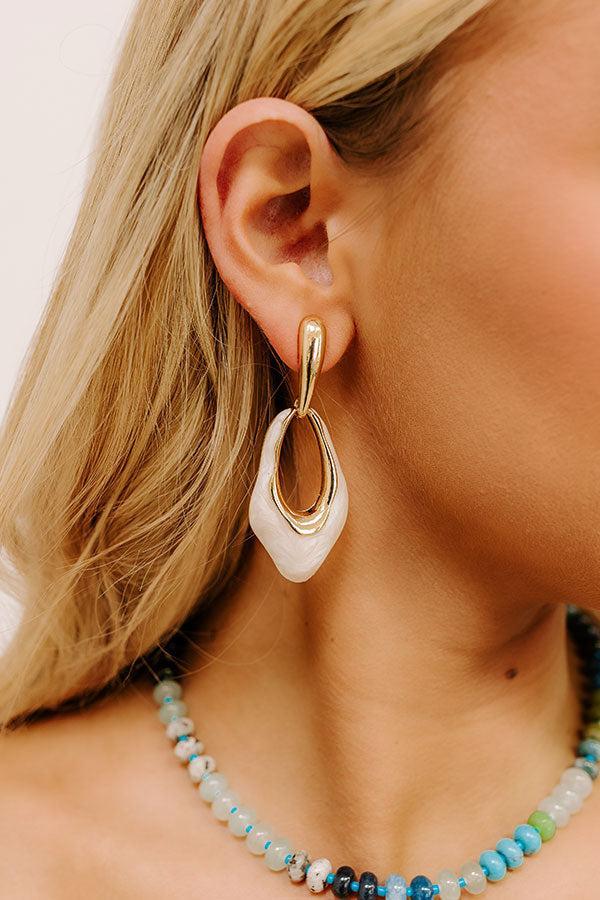 Kind Smile Earrings in Ivory Product Image
