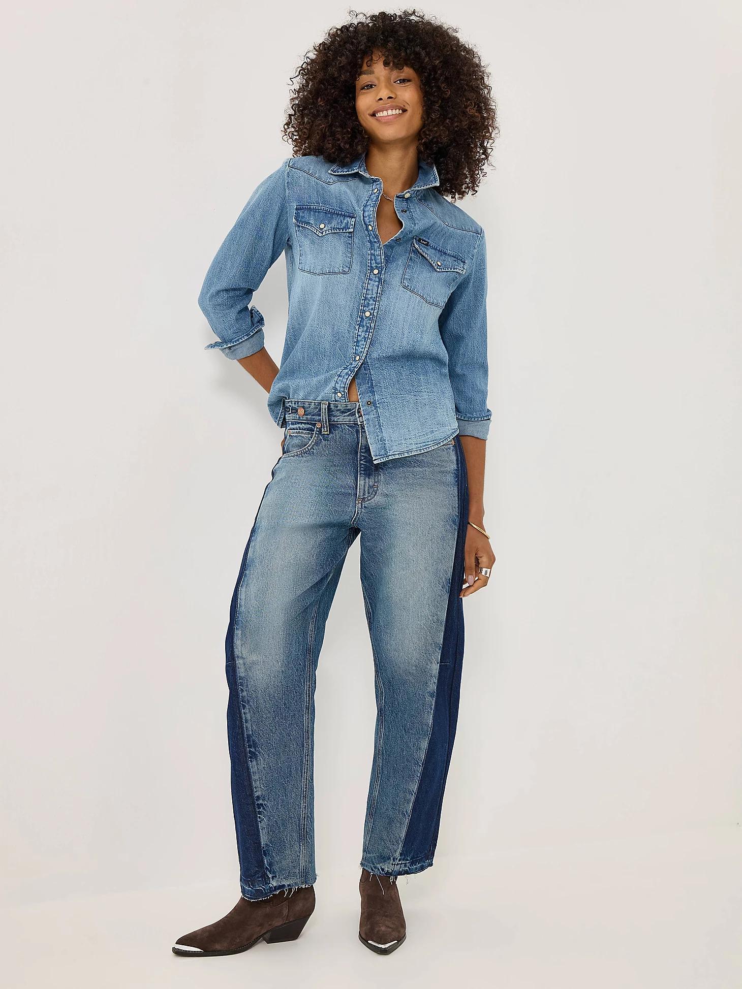 Women's Low Slung Barrel Rider™ Jean | Women's Jeans | Lee® Product Image
