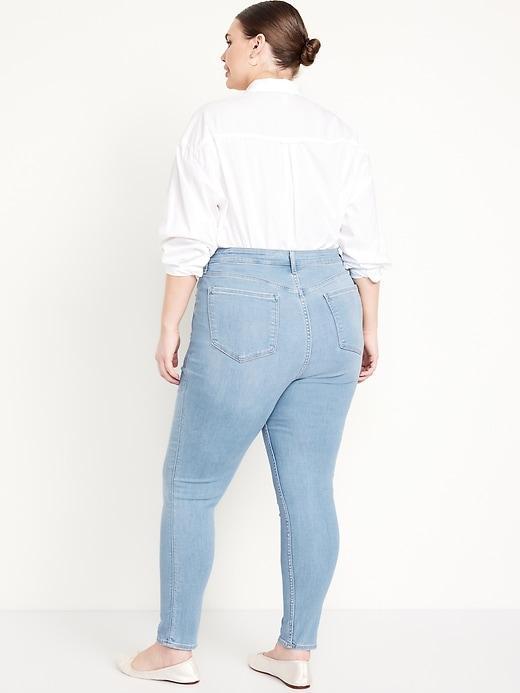 Extra High-Waisted Rockstar 360 Stretch Super-Skinny Jeans Product Image