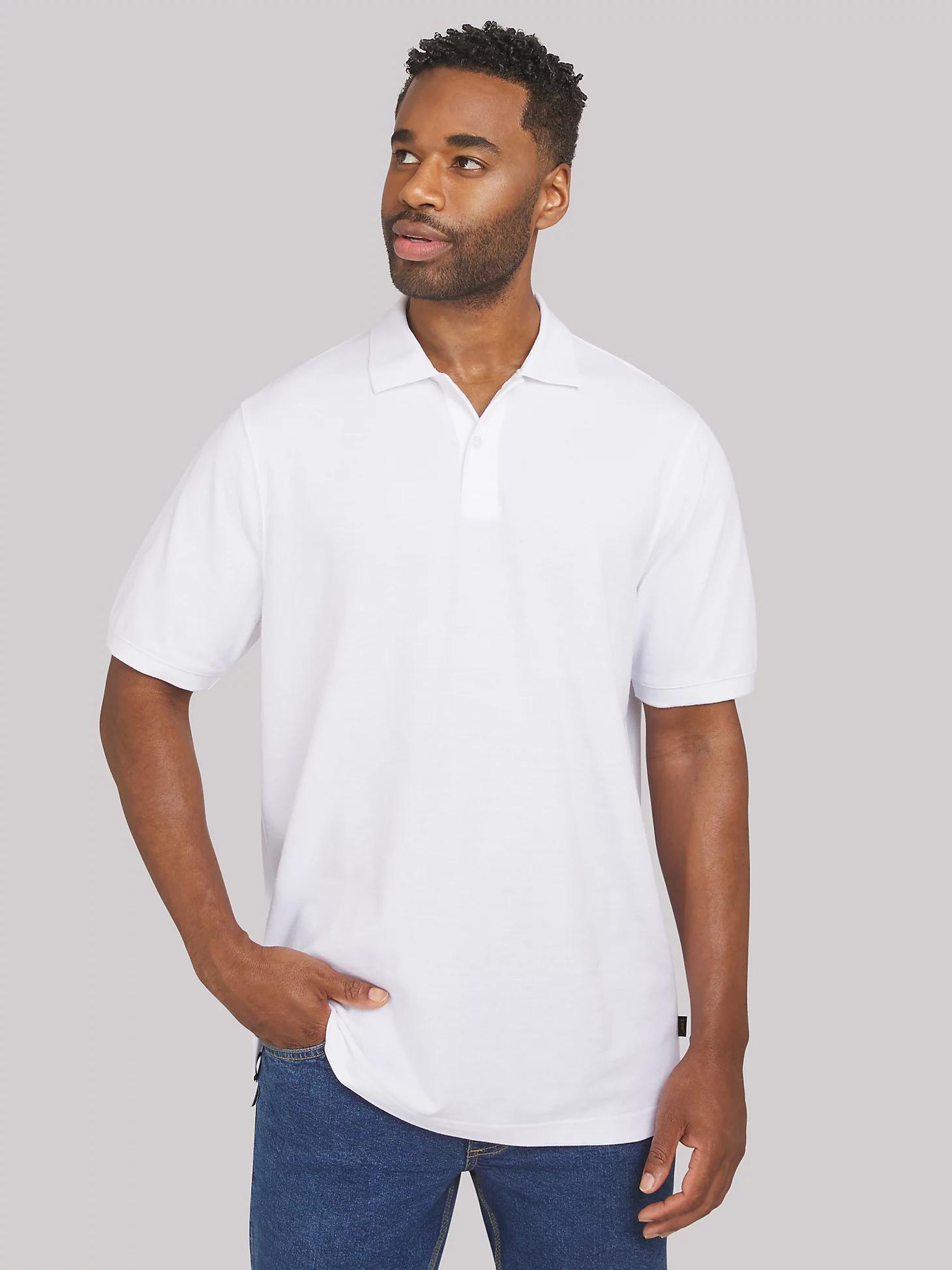 Men's Solid Performance Polo Shirt | Men's Tops & Tees | Lee® Product Image