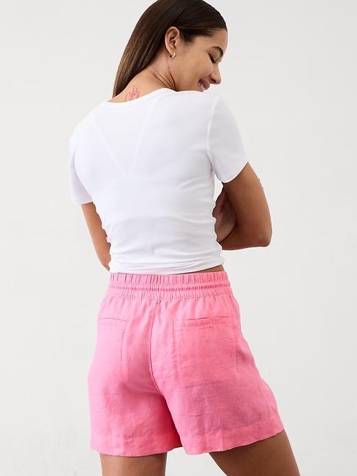 Retreat Linen Mid Rise Short Product Image
