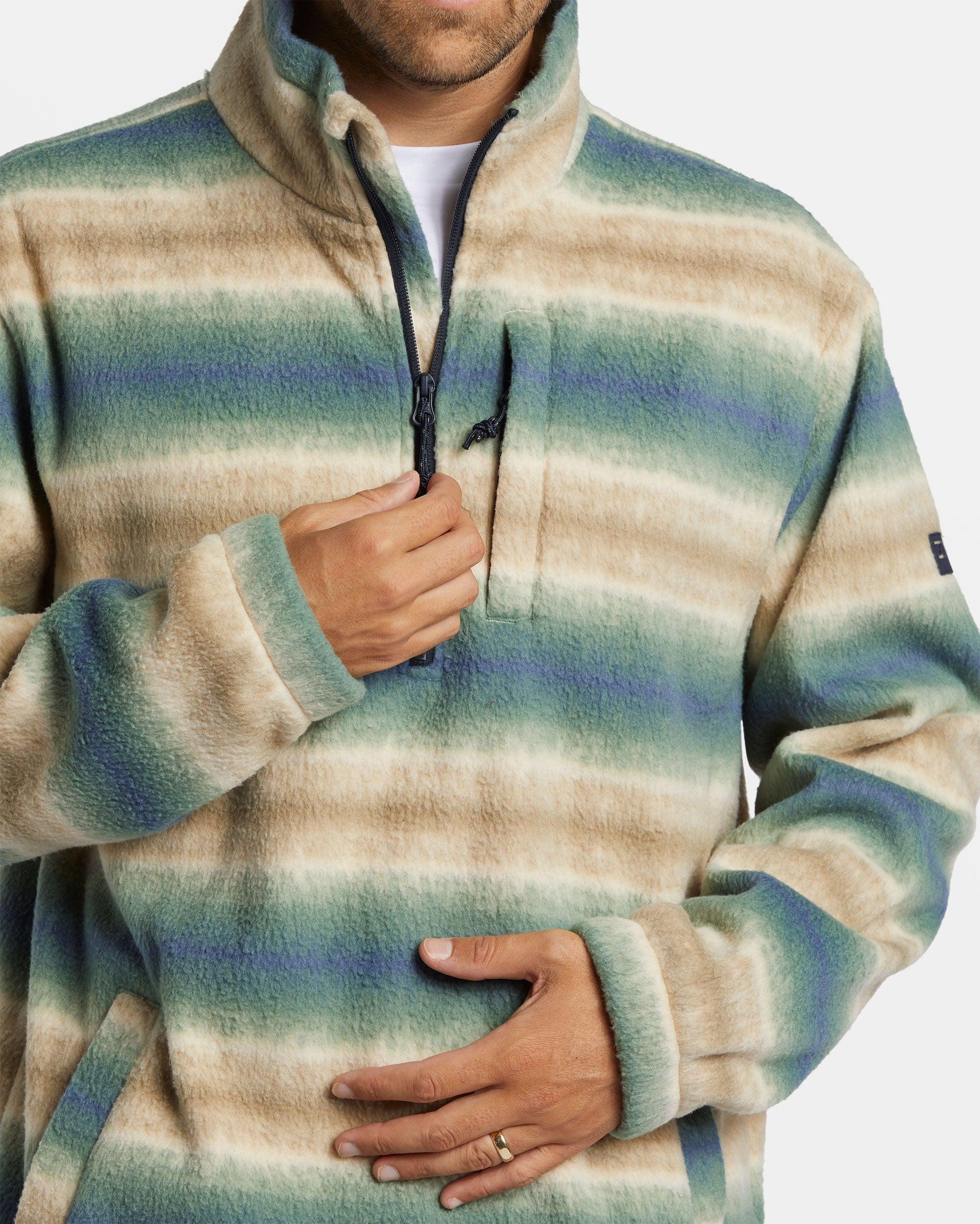 Boundary Polar Fleece Half Zip Pullover - Dune Male Product Image