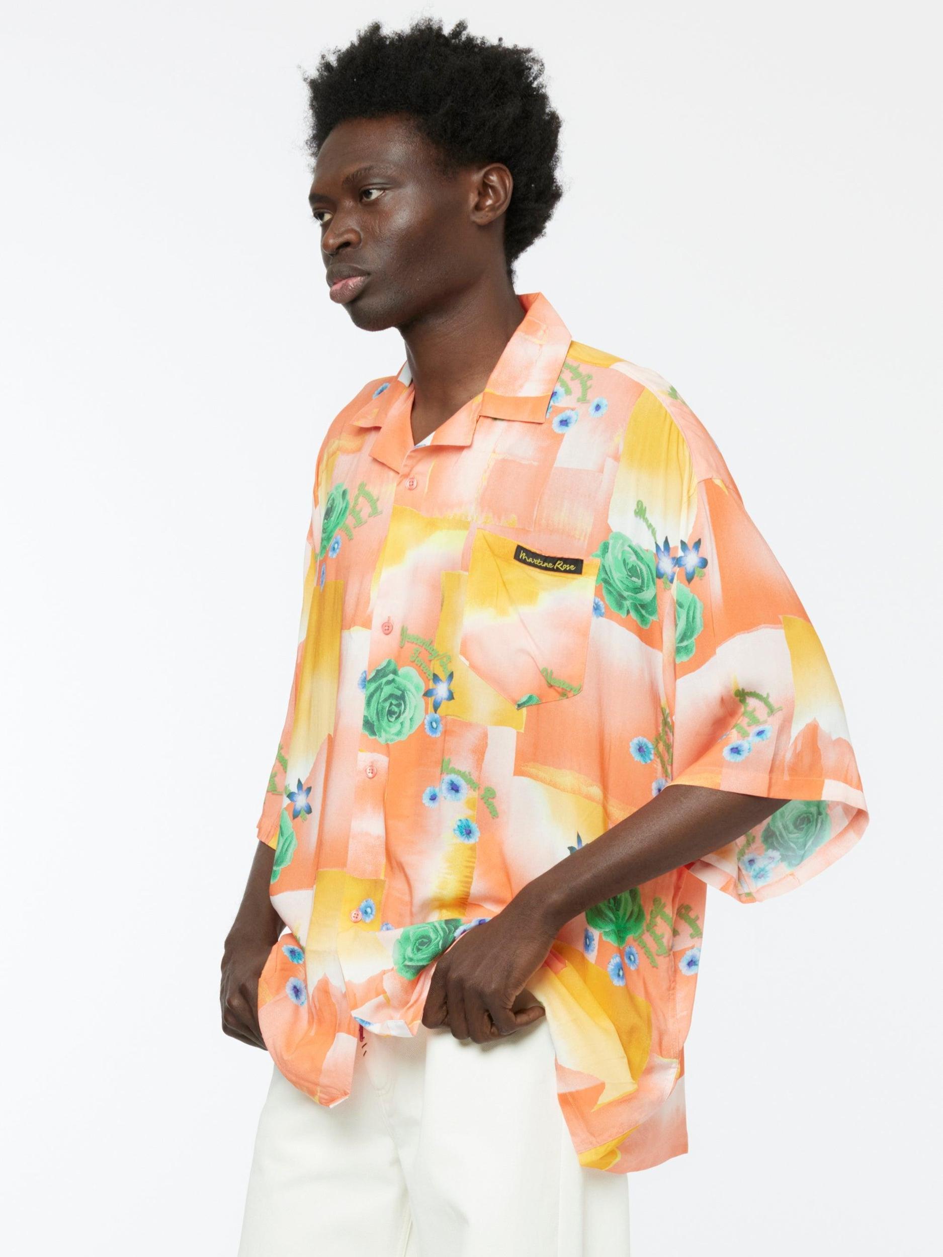 Boxy Hawaiian Shirt (Floral) Product Image