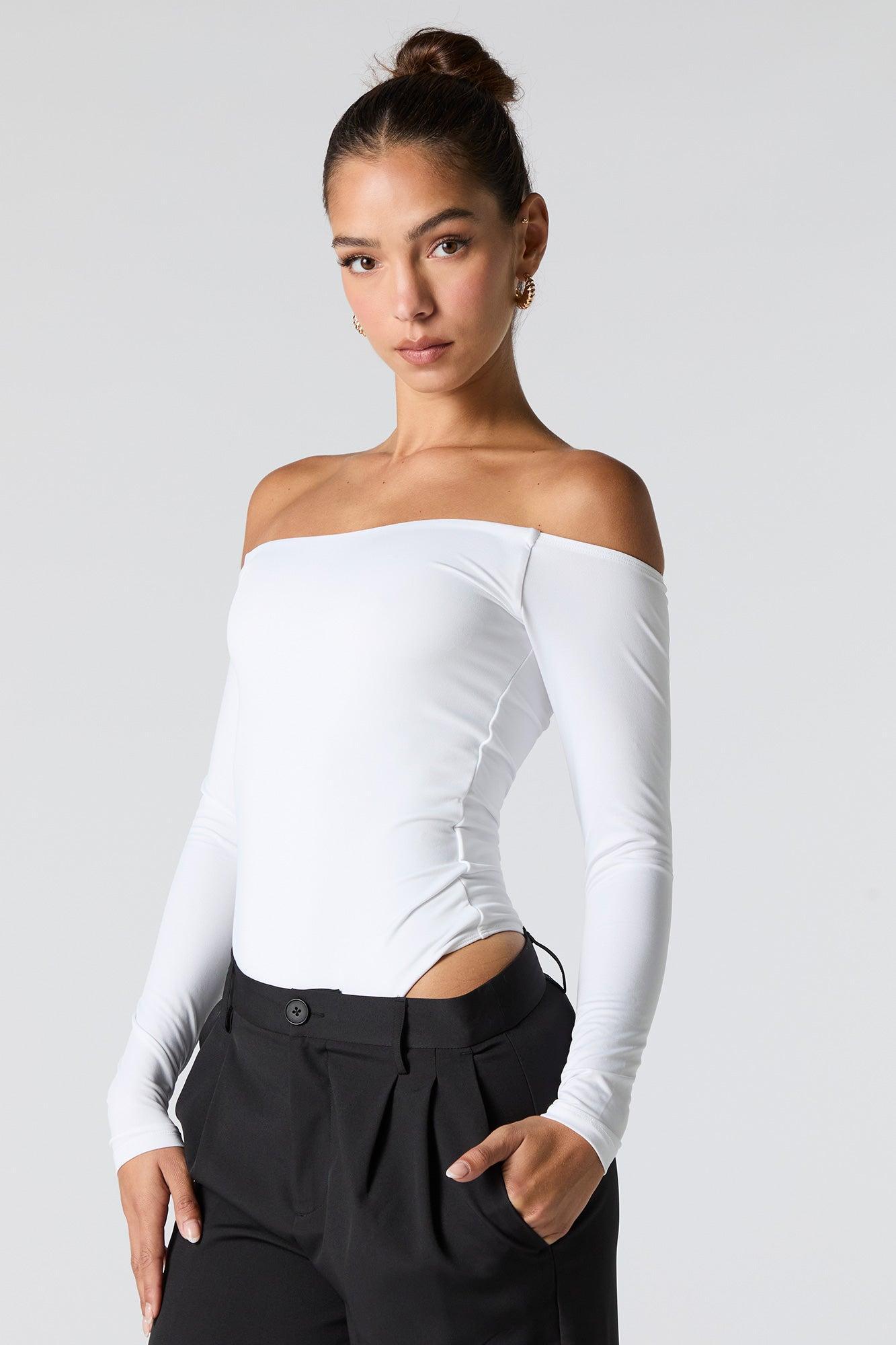 Contour Off Shoulder Bodysuit Female Product Image