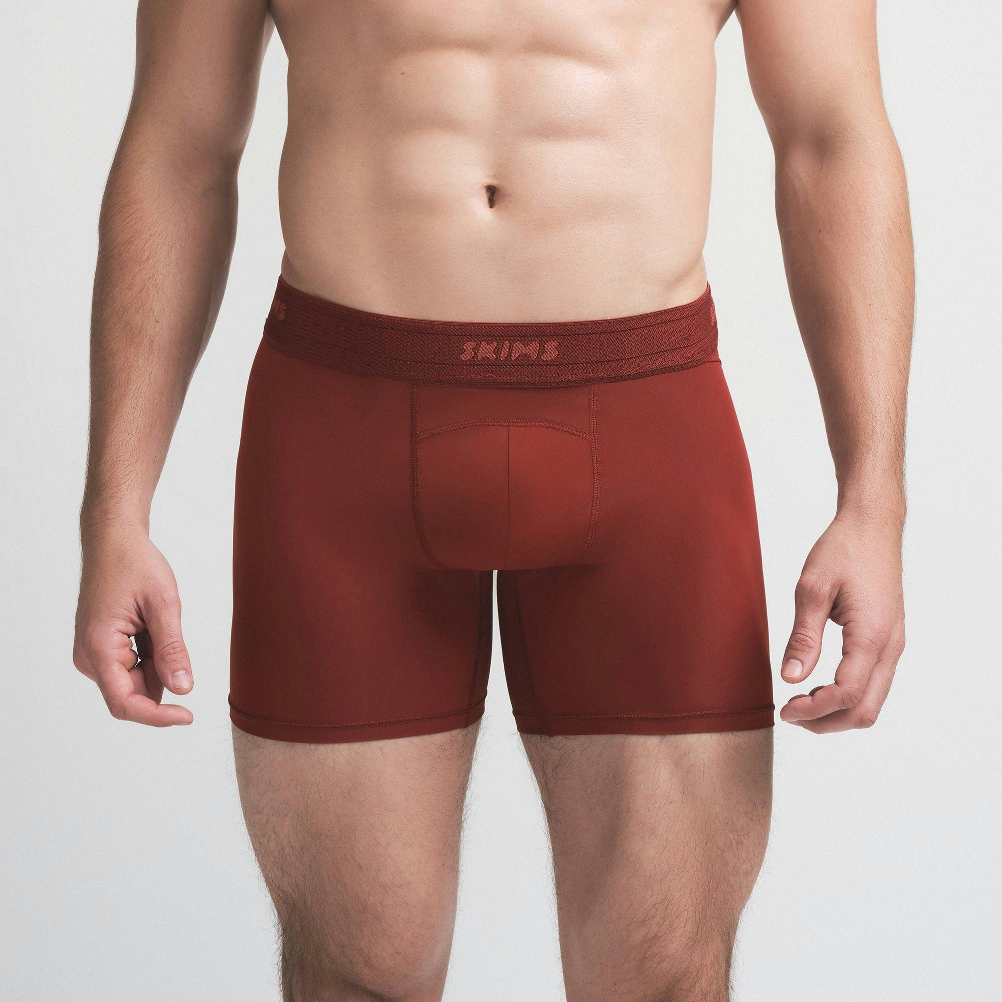 SKIMS SPORT MENS 5" BOXER BRIEF | SANGRIA Product Image
