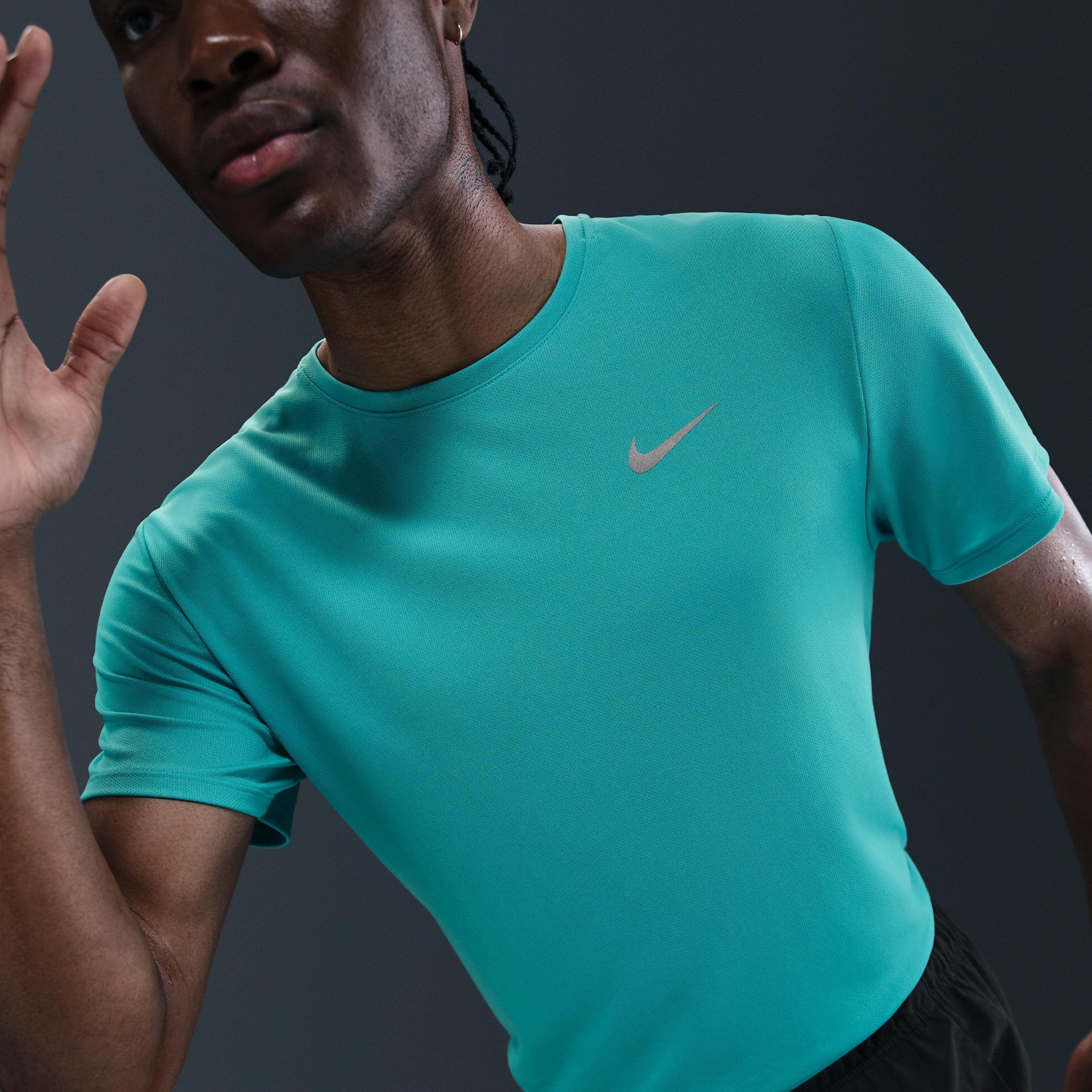 Nike Men's Miler Dri-FIT UV Short-Sleeve Running Top Product Image
