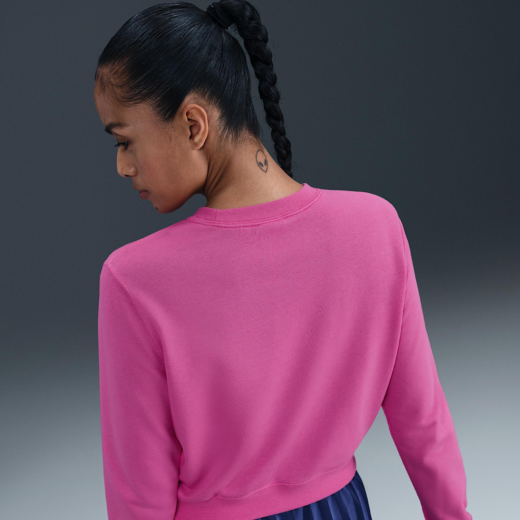 Nike Sportswear Chill Terry Women's Crew-Neck French Terry Sweatshirt Product Image