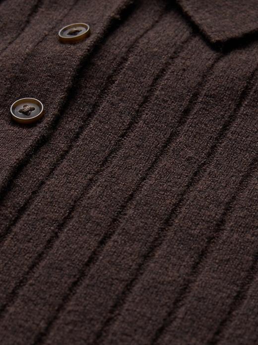 CashSoft Polo Sweater Mini Dress Product Image