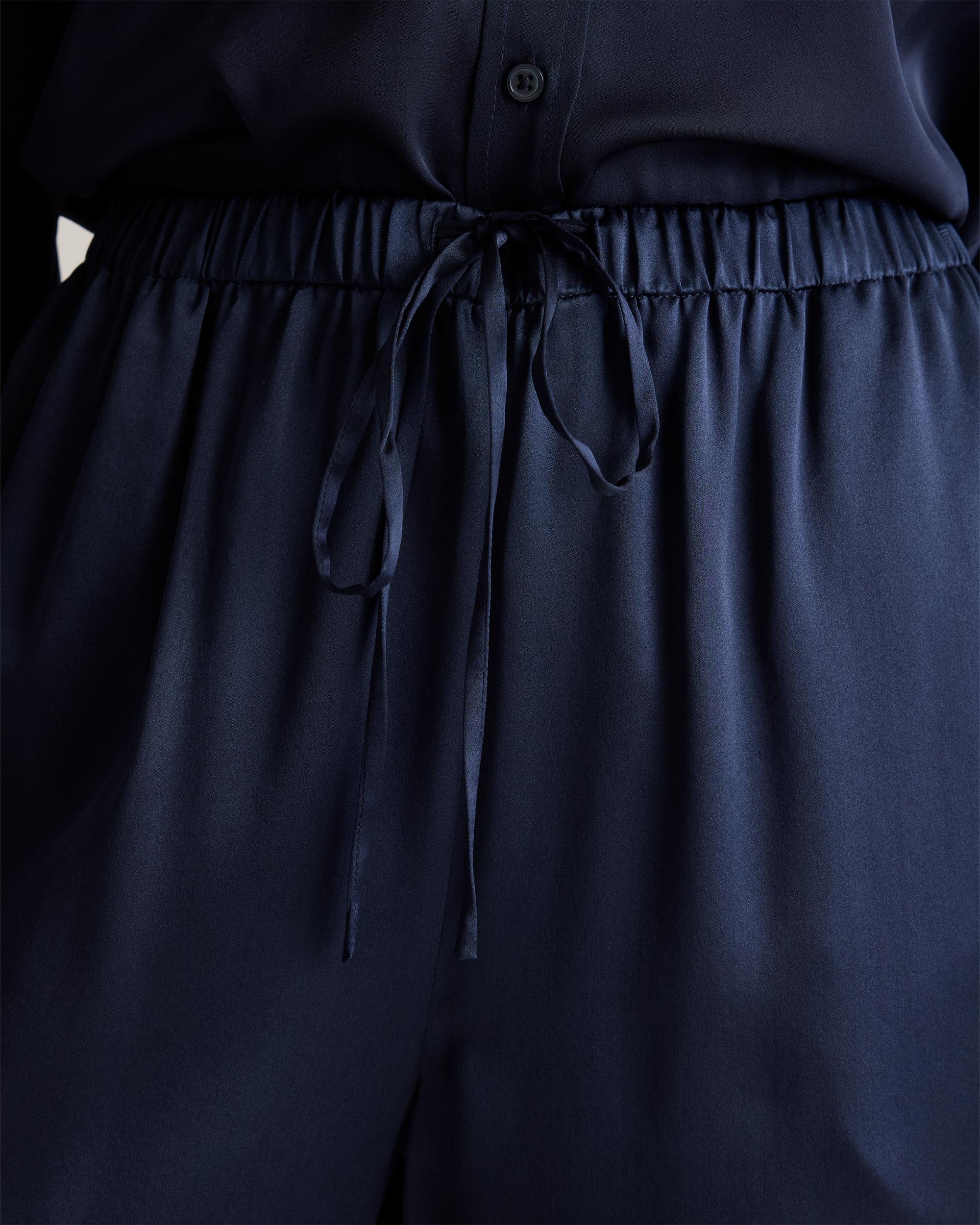 Quince | Women's Drawstring Wide Leg Pants Silk Product Image