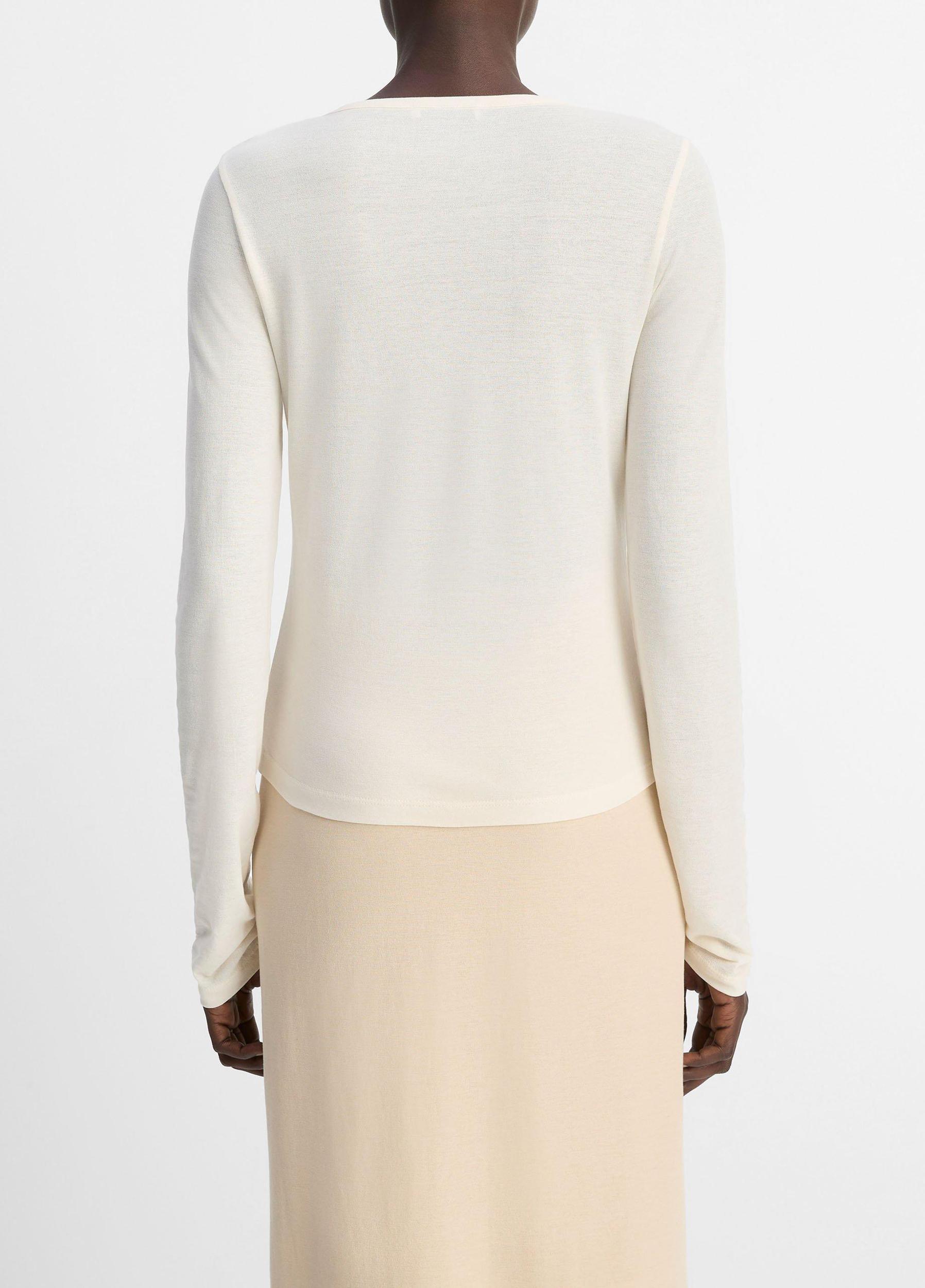 Cotton Crepe Jersey Cardigan Product Image
