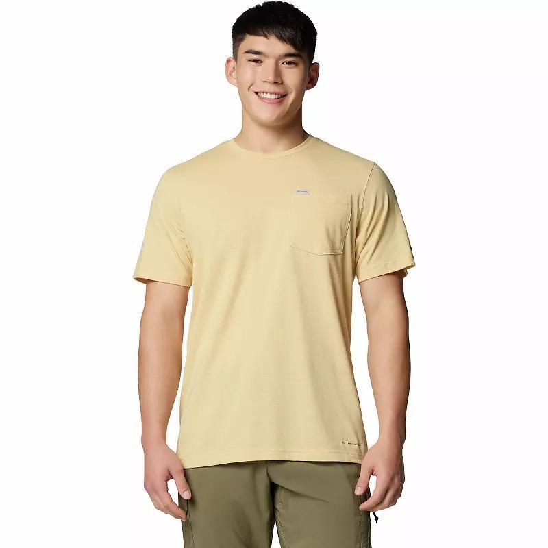 Men's Columbia Thistletown Hills™ Pocket Tee, Size: Small, Safari Grey Product Image