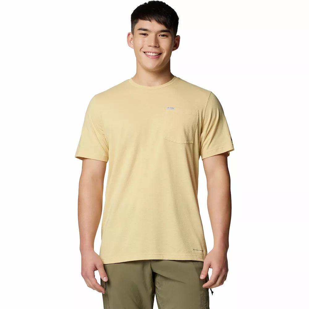 Men's Columbia Thistletown Hills™ Pocket Tee, Size: Small, Safari Grey Product Image