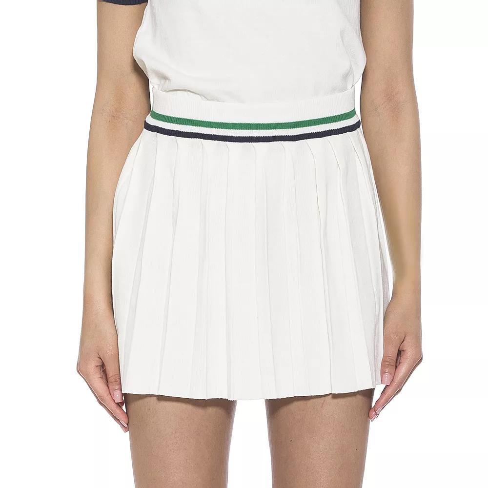 Womens ALEXIA ADMOR Serena Pleated Tennis Skirt, Women's, Size: XS, Black Product Image