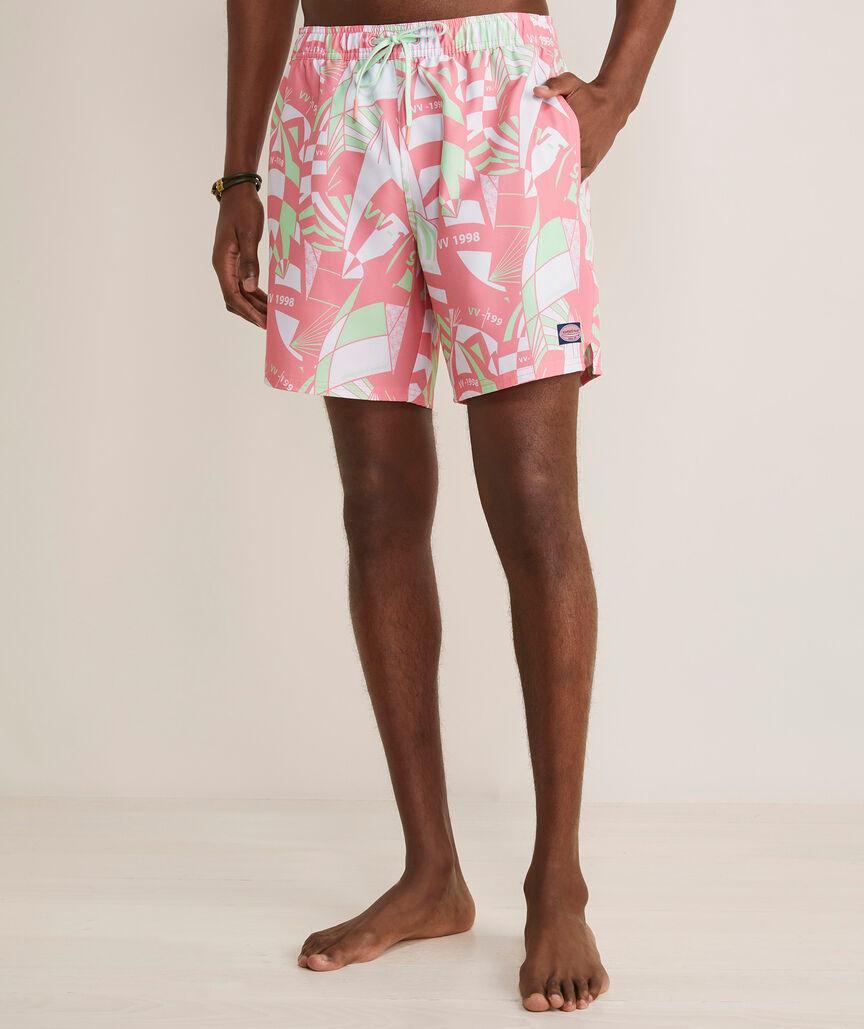 7 Inch Printed Chappy Swim Trunks Product Image