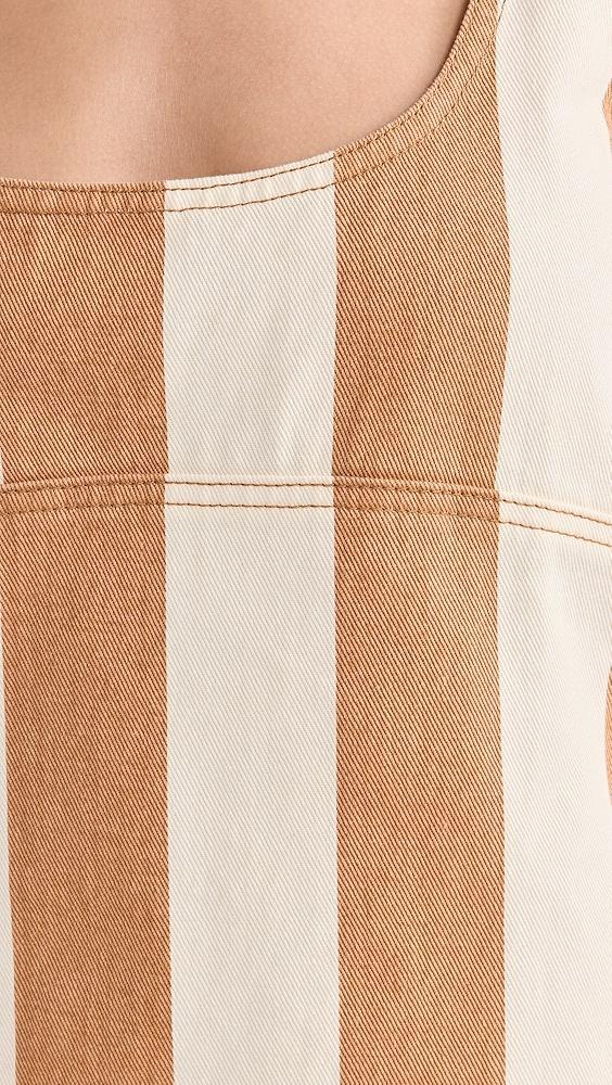 SIMONMILLER Sahara Striped Denim Dress | Shopbop Product Image