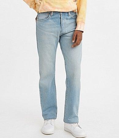 Mens Levis 501 Original Fit Stretch Jeans Product Image