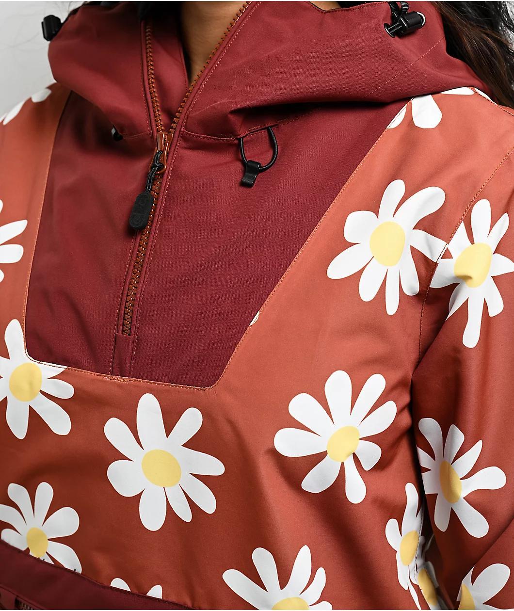 Airblaster Freedom Rust Big Daisy 10K Anorak Snowboard Jacket Product Image