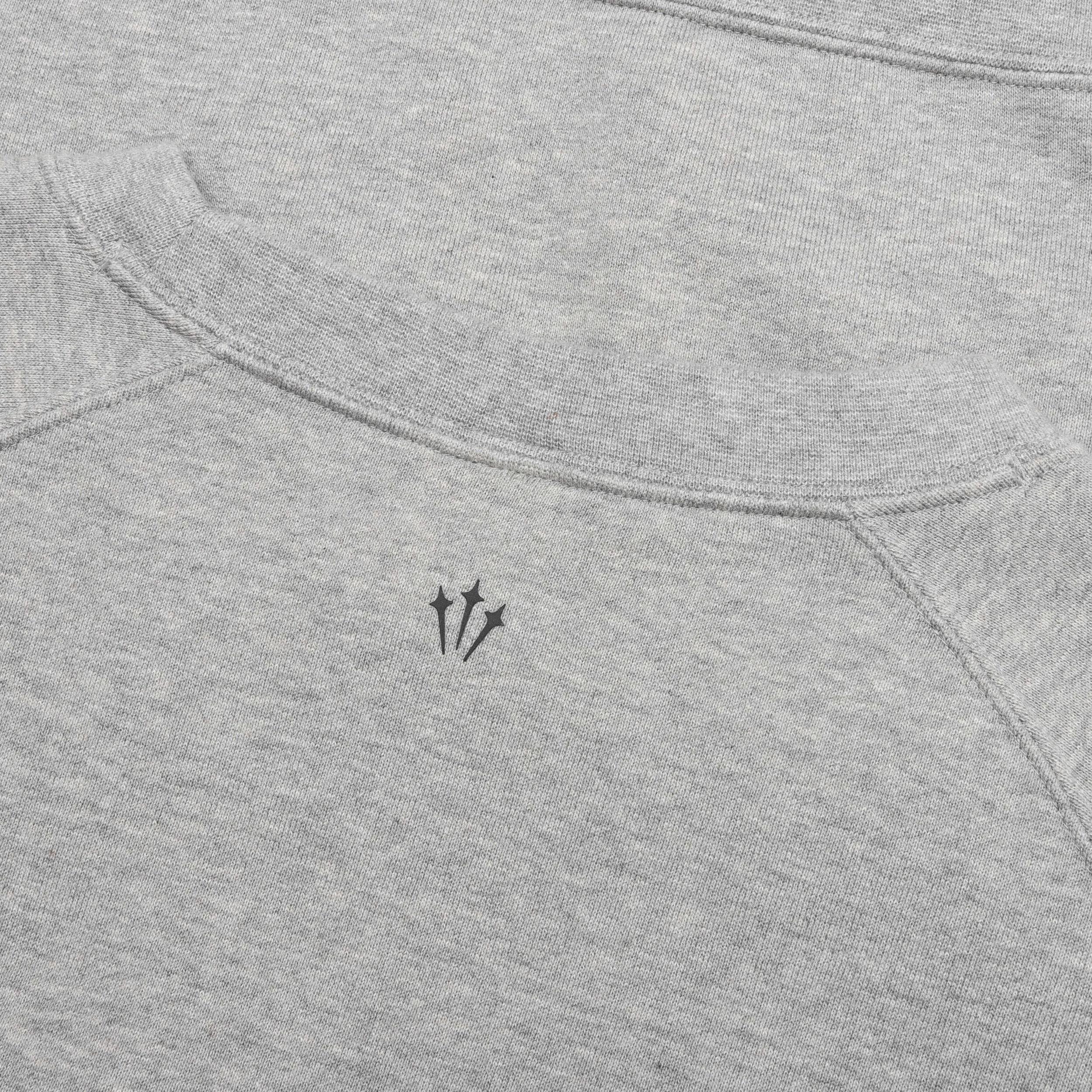 Nike x Nocta NRG CS Fleece Crew - Dark Grey Heather/Black Male Product Image