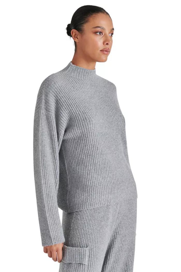 Willa Sweater- Heather Grey Product Image