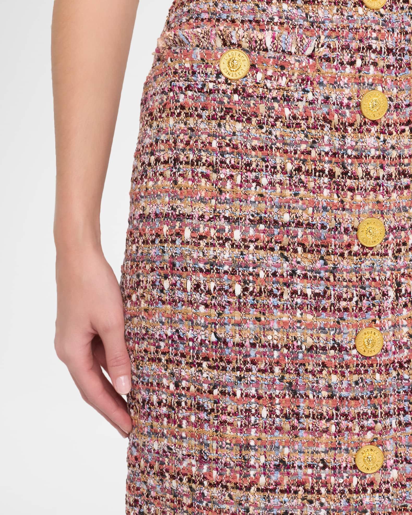 Tai Tweed Midi Skirt Product Image